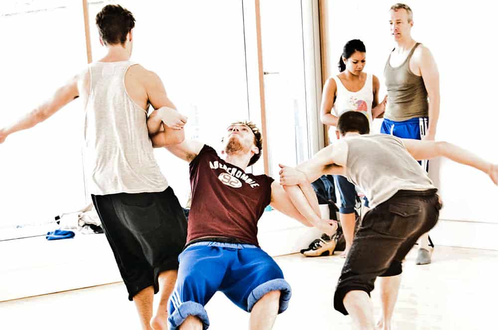 McOnie Company Slaughter in Rehearsal