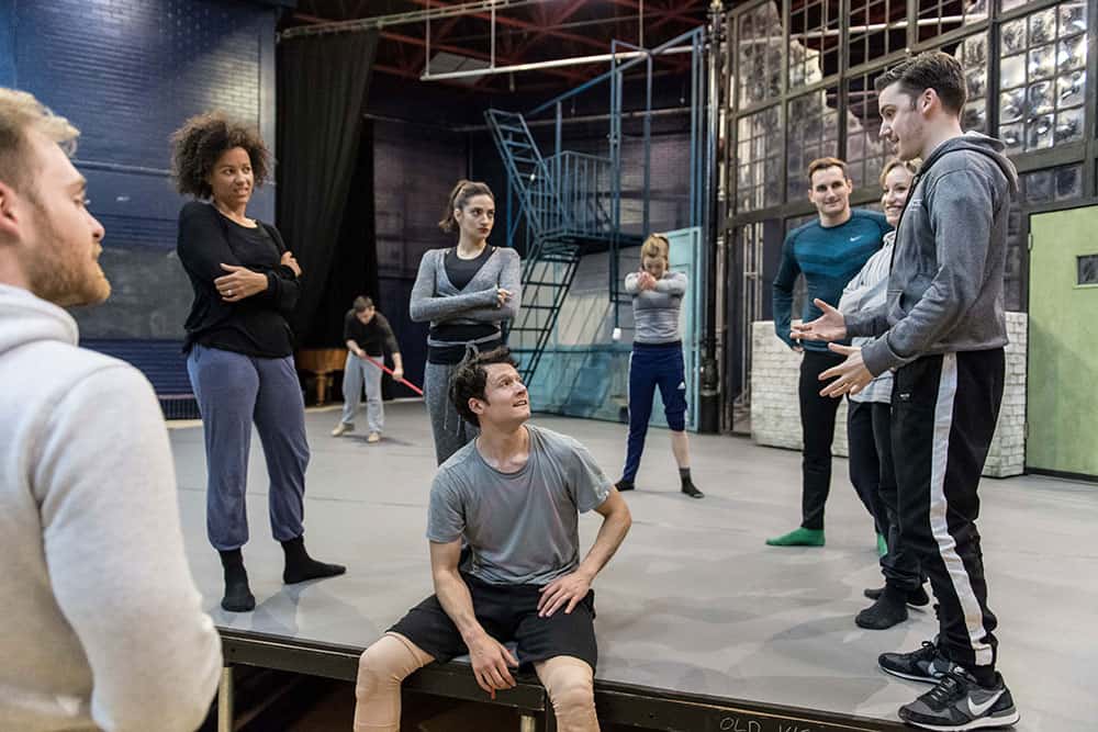 McOnie Company Jekyll and Hyde in Rehearsal