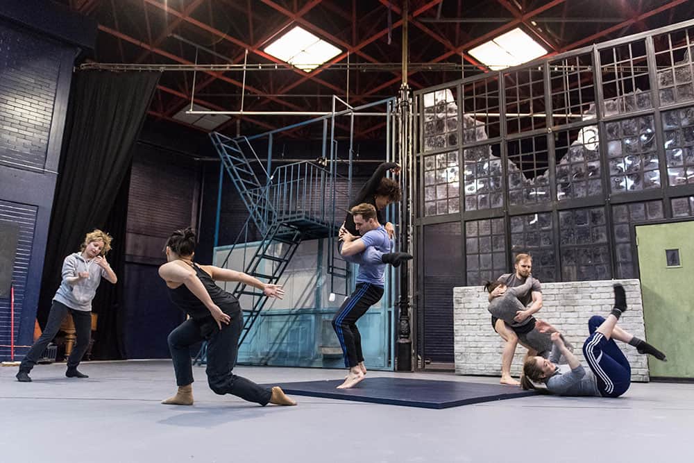 McOnie Company Jekyll and Hyde in Rehearsal