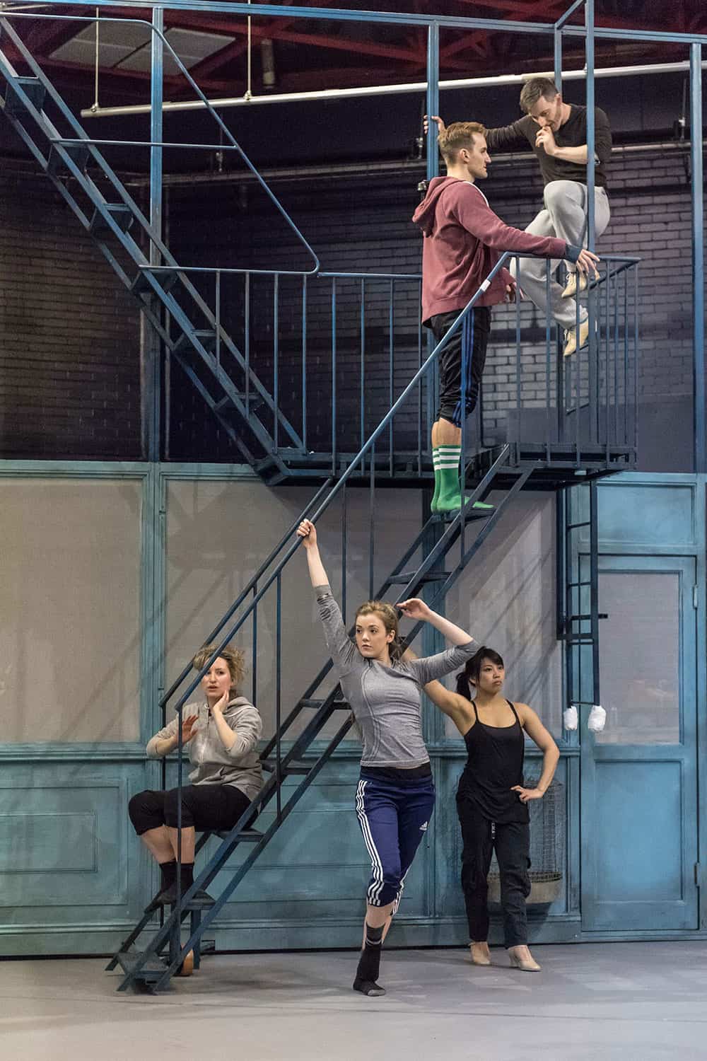 McOnie Company Jekyll and Hyde in Rehearsal